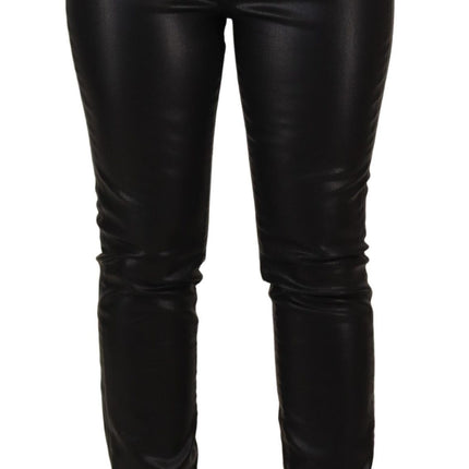 Pantalon noir maigre et maigre