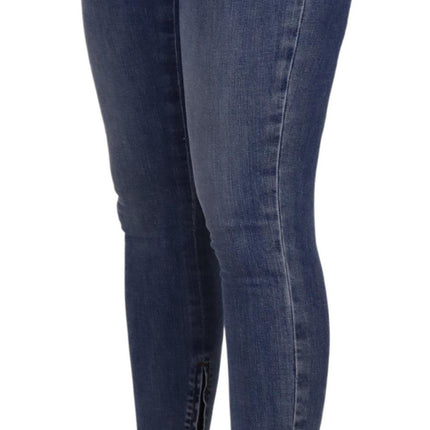 Blue High Waist Stretchable Skinny Pants Jeans