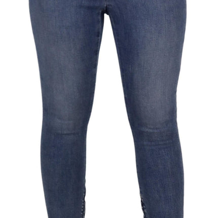 Blue High Waist Stretchable Skinny Pants Jeans