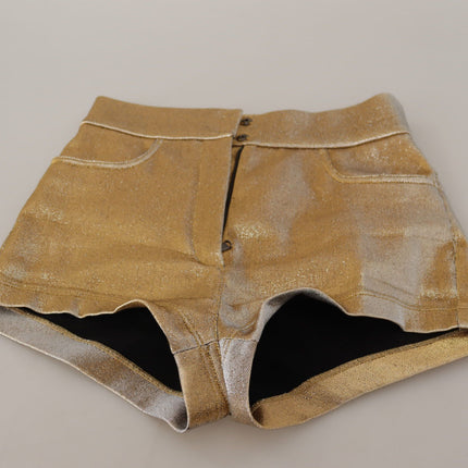 Pantaloni caldi in vita d'oro