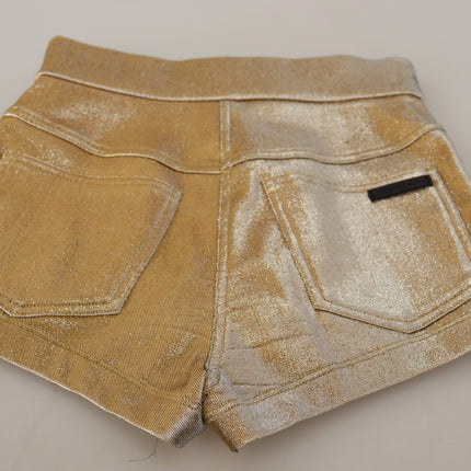 Pantaloni caldi in vita d'oro