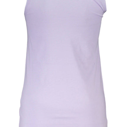 Elegante paarse tanktop met brede schouders