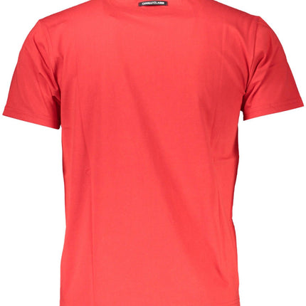 Red Cotton Men T-Shirt