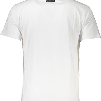 White Cotton Men T-Shirt