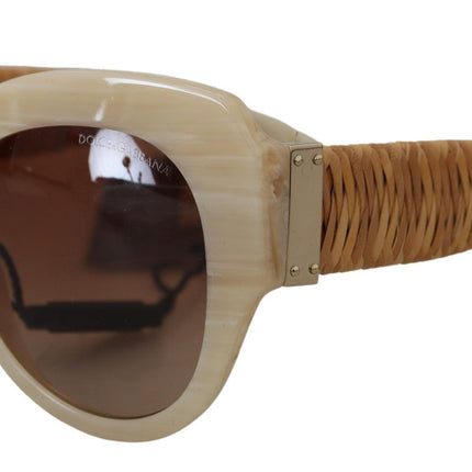 Lunettes de soleil pour femmes acétates beige chic