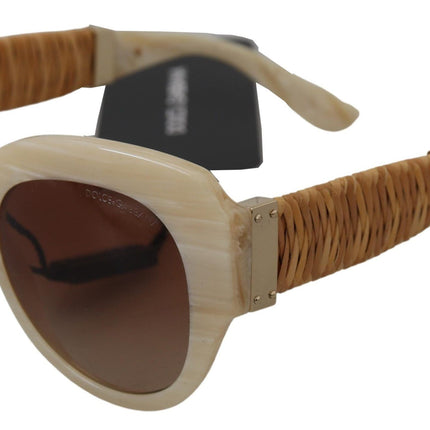 Lunettes de soleil pour femmes acétates beige chic