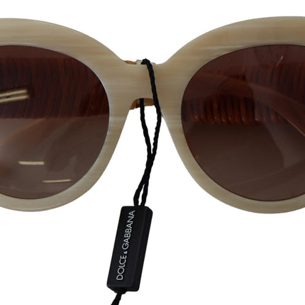 Lunettes de soleil pour femmes acétates beige chic