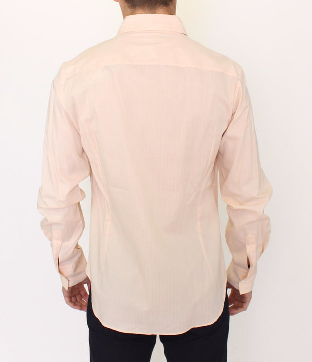 Sunset Hues Gestreept Katoenen Shirt