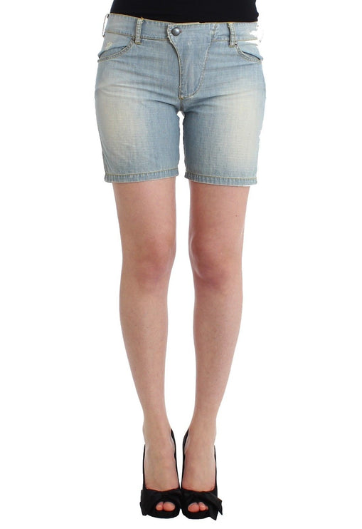 Shorts di denim blu chic - Ermanno SCRIVINO