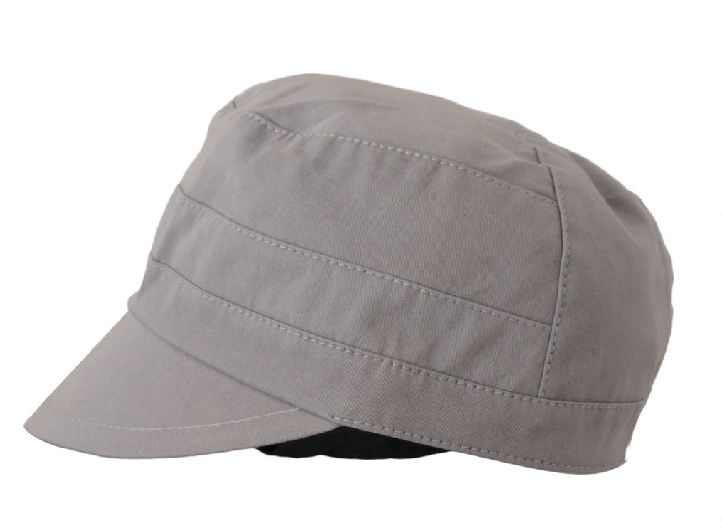 Elegant Grey Newsboy Cap - Accessoire classique