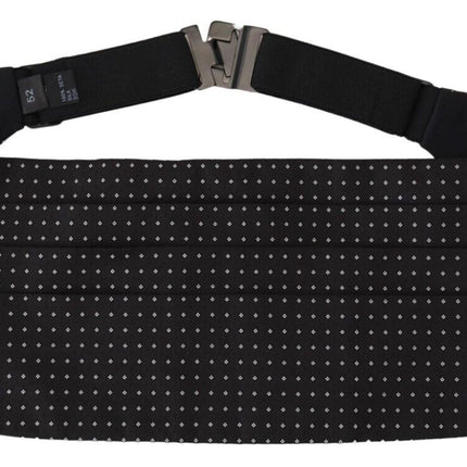 Elegant Silk Polka Dot Cummerbund