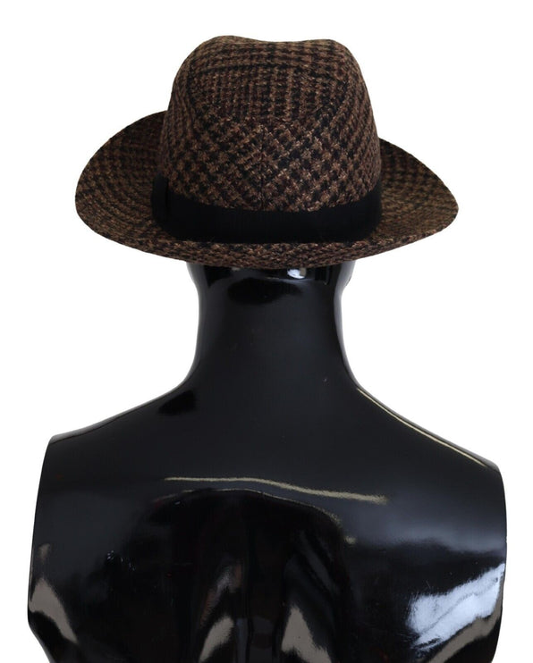 Elegante bruine Fedora hoed - Winter Chic accessoire