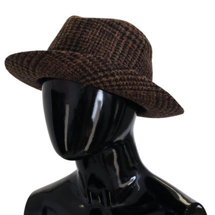 Elegante bruine Fedora hoed - Winter Chic accessoire