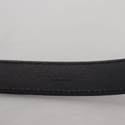 Elegant Silver Leather Designer Belt