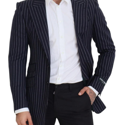 Blazer en laine Slim Fit Elegant Navy