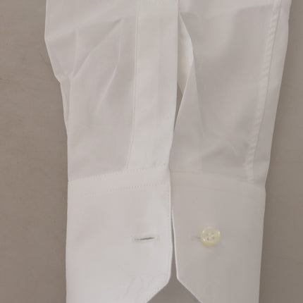 Elegant Slim Fit White Martini -overhemd