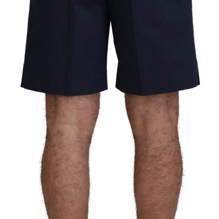 Elegante blauwe chino shorts