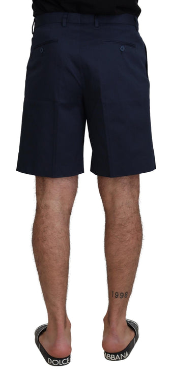 Elegante blauwe chino shorts