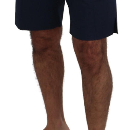 Elegante blauwe chino shorts