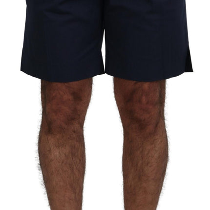 Elegante blauwe chino shorts