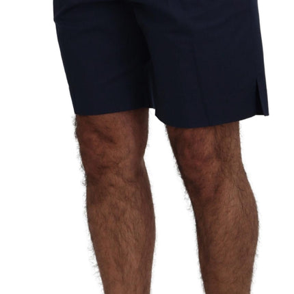 Elegante blauwe chino shorts