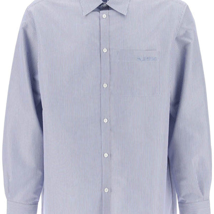 Valentino Garavani technical cotton shirt with striped motif