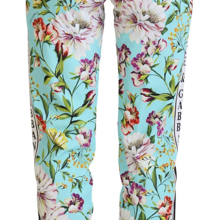 Pantalon de viscose multicolore élégant