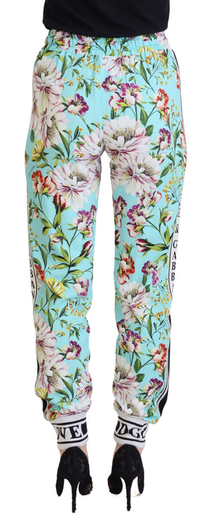 Eleganti pantaloni viscosi multicolori