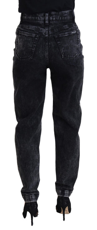 Eleganti pantaloni in denim nero