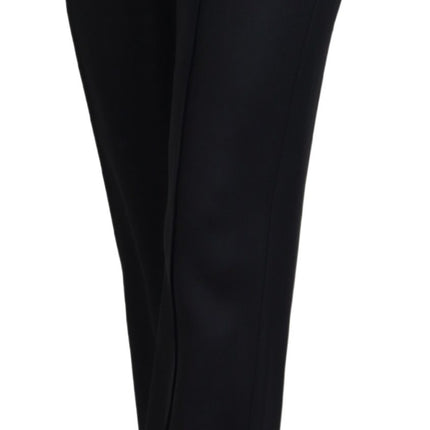 Elegant Black Cotton Pants