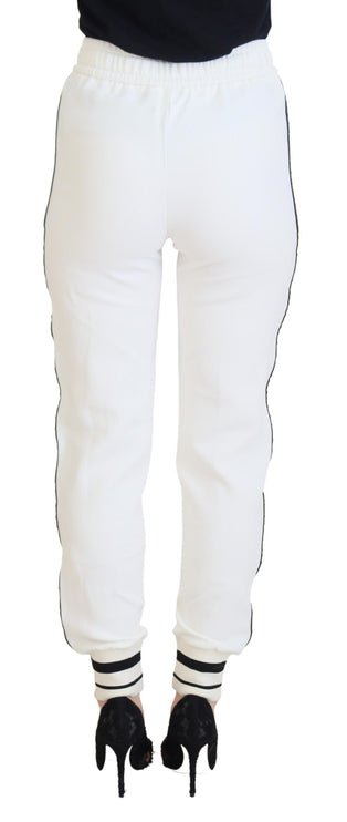 Pantaloni da jogger bianchi chic per un comfort elevato