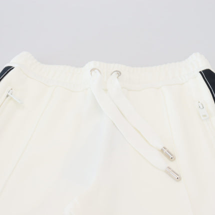 Pantalones de corredor blanco elegante para comodidad elevada