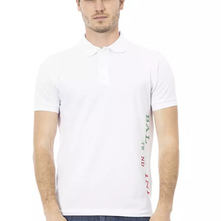 Polo en coton blanc élégant