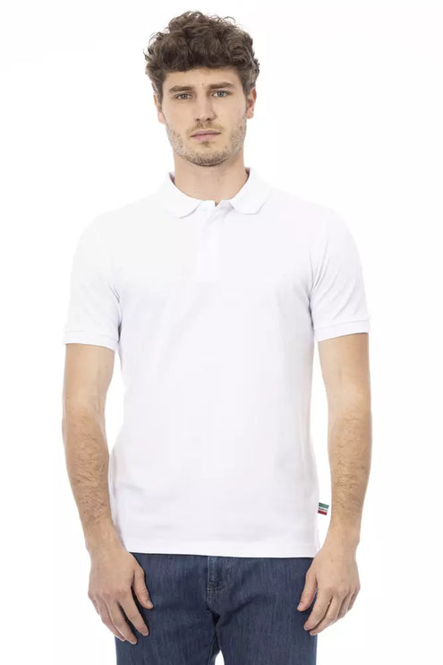 Polo en coton blanc élégant