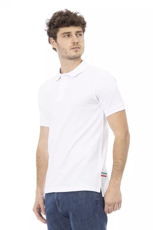 Polo en coton blanc élégant