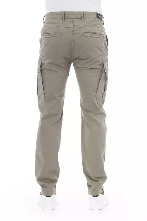 Pantalon de cargaison beige élégant