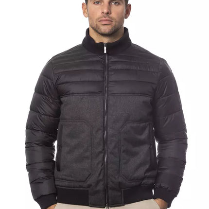 Veste de kamikaze gris élégant pour hommes