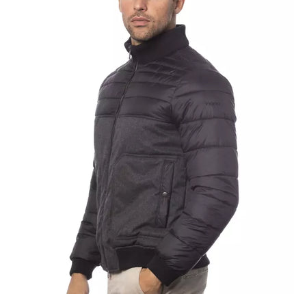 Veste de kamikaze gris élégant pour hommes