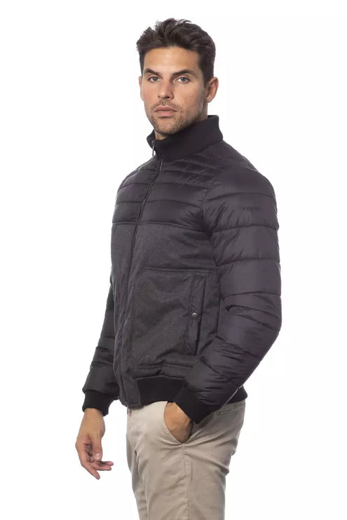 Veste de kamikaze gris élégant pour hommes