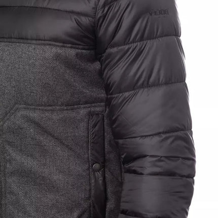 Veste de kamikaze gris élégant pour hommes