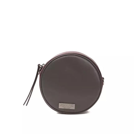 Bolso Crossbody Ovalado Pequeño Chic Borgoña