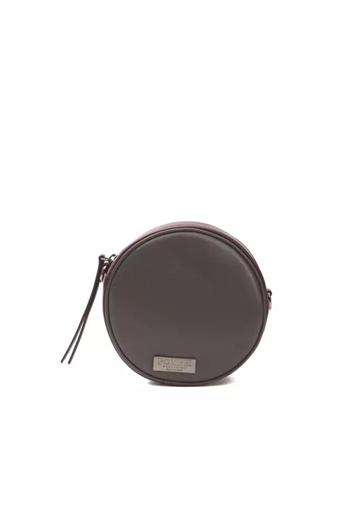 Bolso Crossbody Ovalado Pequeño Chic Borgoña