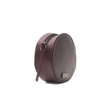 Bolso Crossbody Ovalado Pequeño Chic Borgoña