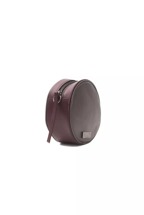 Bolso Crossbody Ovalado Pequeño Chic Borgoña