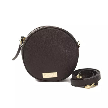 Élégant petit crossbody en cuir ovale