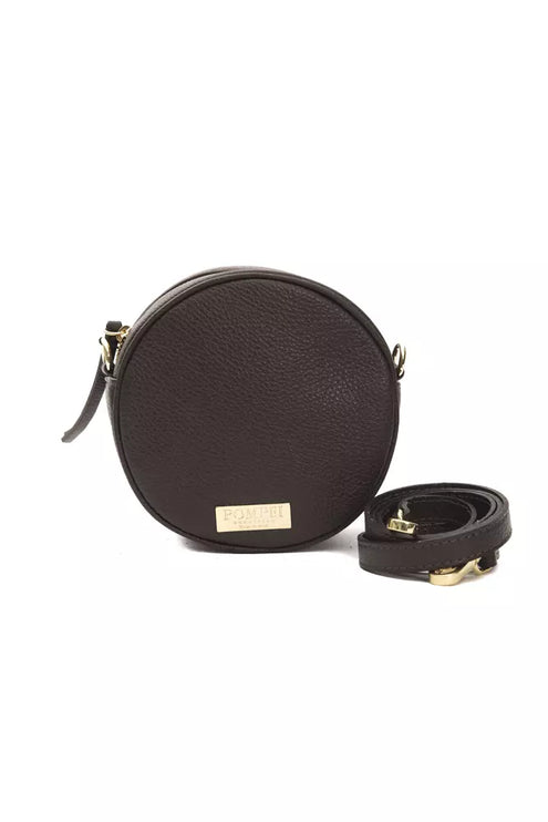 Élégant petit crossbody en cuir ovale