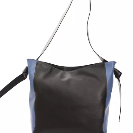 Élégant sac à bandoulière en cuir noir