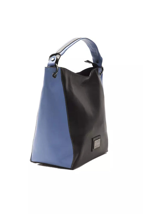 Sac d'épaule en cuir noir chic