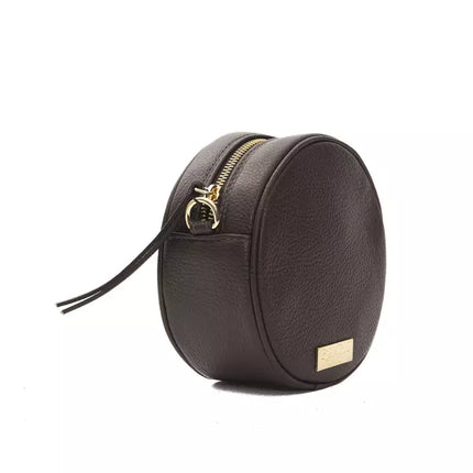 Élégant petit crossbody en cuir ovale