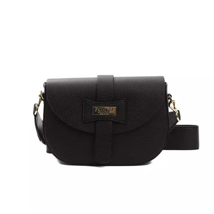 Sac élégant en cuir noir